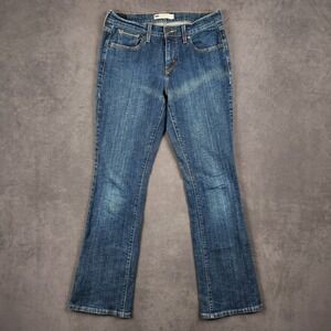 Levis 515 Boot Cut Jeans Womens 8 L 31x33 Blue Medium Wash Mid Rise Denim